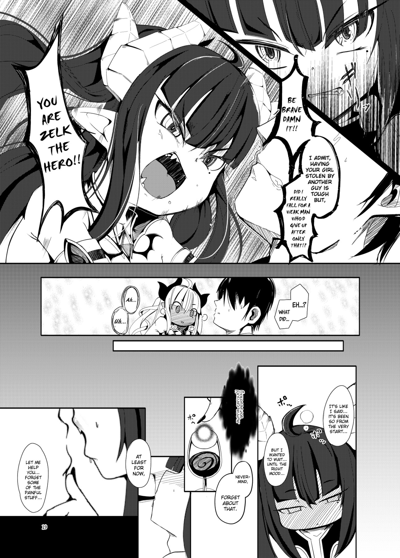 Hentai Manga Comic-A Hero, Fallen By Love-Read-18